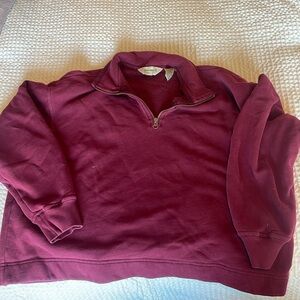 Eddie Bauer oversized half zip